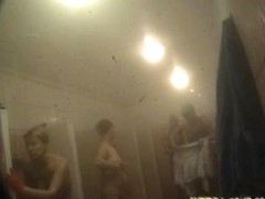 Spy cam shoots shower room filled with nude bodies