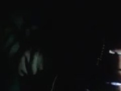 Outdoors cellphone oral-sex