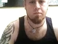 Straight guys feet on webcam #212