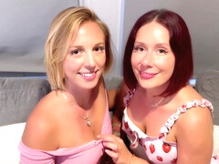 Best Friends British Slut Hotwife Invited To Share Mr Money Shots Big Dick And Huge Cum Facial In Bi Ffm Threesome With Belle O'hara