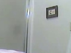 Hidden shower cam gets skinny babe in the morning