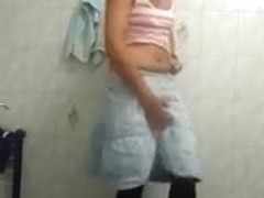 cd stripping in bathroom 070115