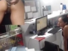 Anal dildo webcam show at work