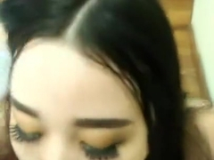 Slutty secretary suck her boss's cock for the promotion