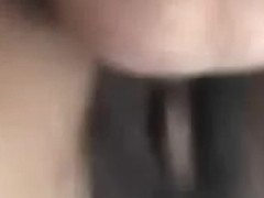 Cute Darksome Legal Age Teenager Takes White Chowder Spout Up Booty