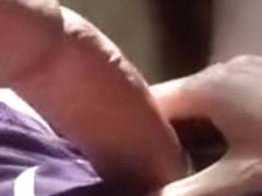 Purple underclothing cum