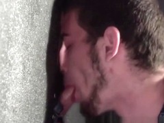 Glory hole cock sucking leads the dudes to have a hard fuck