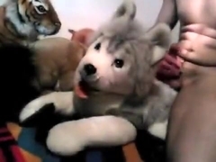 Safer sex with a lion plushie