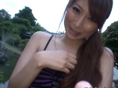 Reira Aisaki, Japanese doll, uses rock hard Asian electro-toy for jav.