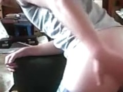 Hot Lad Shows Ass On Cam