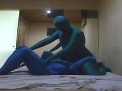 Zentai Roleplay with a Older Bear Man - Part 1