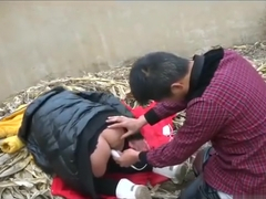 Chinese Creampie On A Garbage Dump