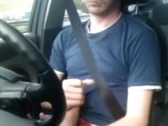 Wank And Cum In Car