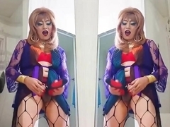 Sissy girl niclo sexy makeup after masturbation total 2