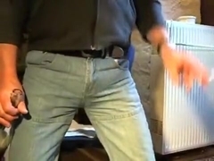 Pissing my jeans, grabbing during the time that smokin' and drinking