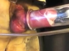 bulky bloated rod. girthy ****getting piggy in the pump