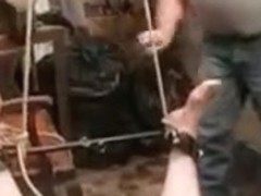 Bastinado on the floor