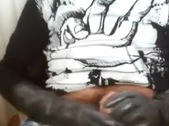darksome rubber gloves