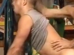 Damn horny dude tired a friend to suck his cock