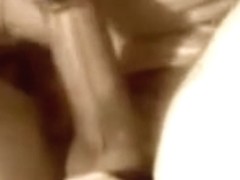 A guy self sucks his huge dick