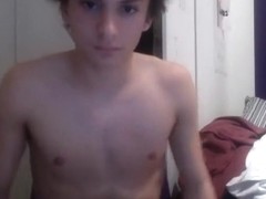 Horny male in fabulous webcam, handjob homosexual porn movie