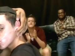 Male audience goes wild on gay stripper