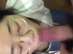 Naive asian chinese facial with glasses