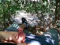 public masturbating in a park