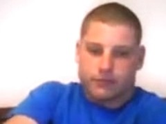 straight male feet on webcam - rugby player