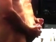 Hot guy jerks off in Vegas