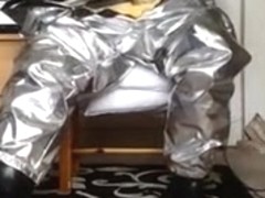 Hump & Stroke in Hazmat Costume with Aluminized Overcover