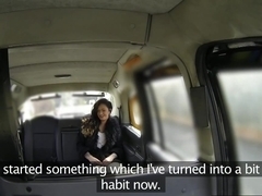 Tattooed taxi slut gets a pov gapeshot