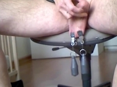 gewichtjes aan balzak en klaarkomen