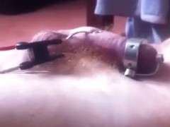 Precum with Mastrpiece Ramrod Plug and urinate