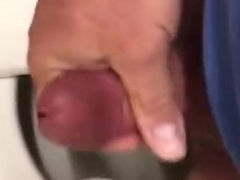 Thick Cum in Target Bathroom