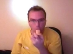 Plug, Fake Penis Play with cum