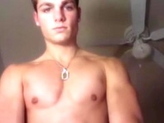 Hot College Jock show on webcam