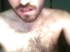 Jerking off and loving his socks