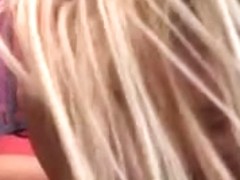 Busty blonde gets POV anal fuck and a facial