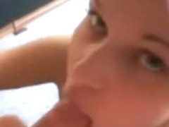 dilettante cock-sucker legal age teenager throat full of cum