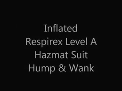 Respirex Level A Gas Tight Chemical Hazmat Suit Wank/Hump