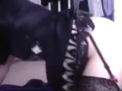 Emma UK crossdresser showing how to fuck like a girl