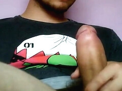 Shy Romanian Guy Masturbating On Cam