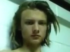 Fabulous male in amazing blonde, amateur homosexual porn video