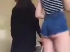 Russian teens in tight shorts