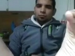 Straight guys feet on webcam #13