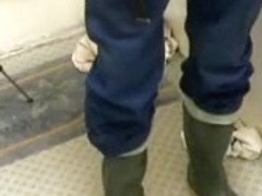 nlboots - green wellies, working trousers