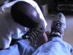 NIKE TRAINERS/FEET LICKED CLEAN,VILLEIN D,PART 1 OF three