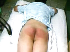 Chinese boy spanking