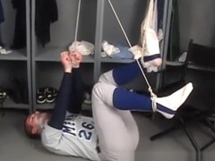 SUG Baseball player bound and gagged